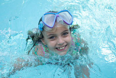 girl day camper in ferncliff pool-400x267px girl day camper in ferncliff pool-400x267px
